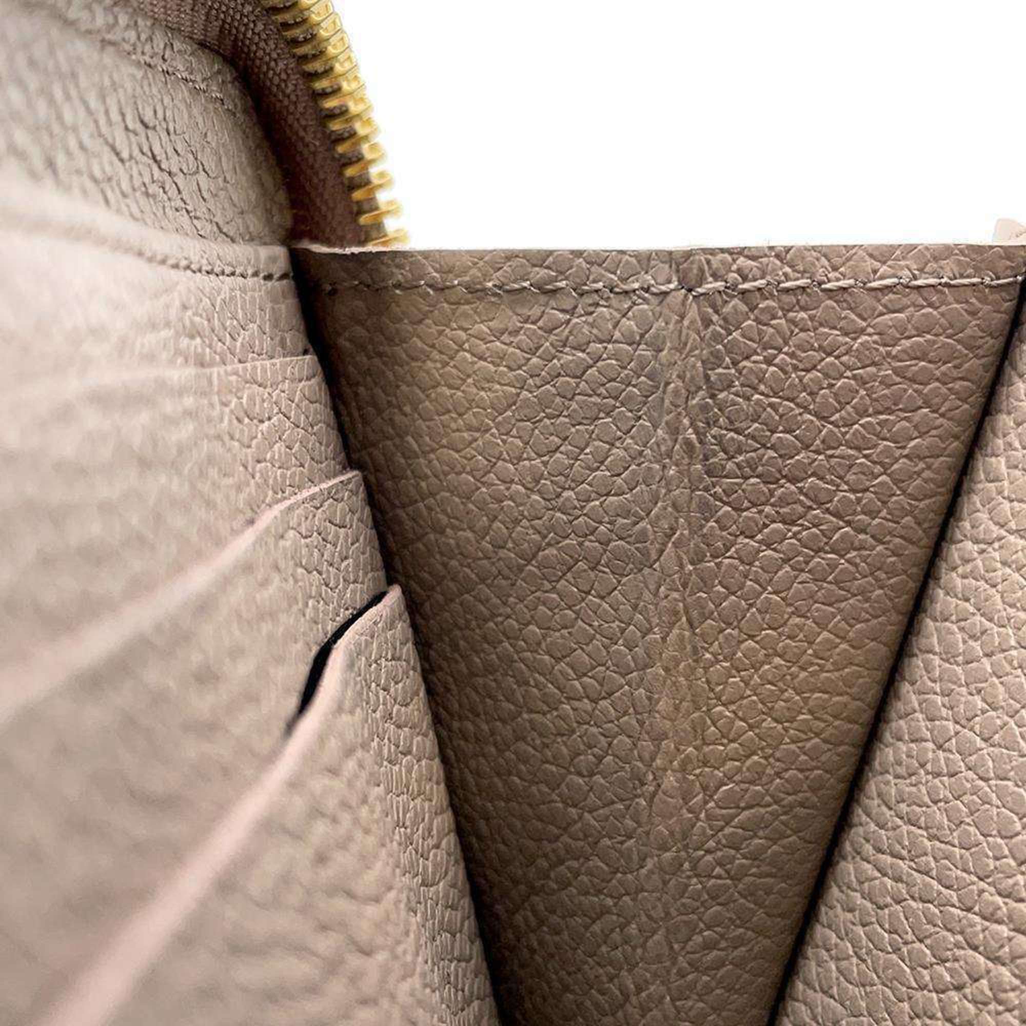 Louis Vuitton Long Wallet Monogram Empreinte Zippy M69794 Round