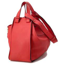 LOEWE Handbag Hammock Medium Leather 2way Shoulder Bag Red