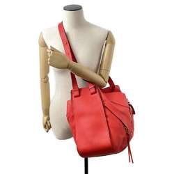 LOEWE Handbag Hammock Medium Leather 2way Shoulder Bag Red