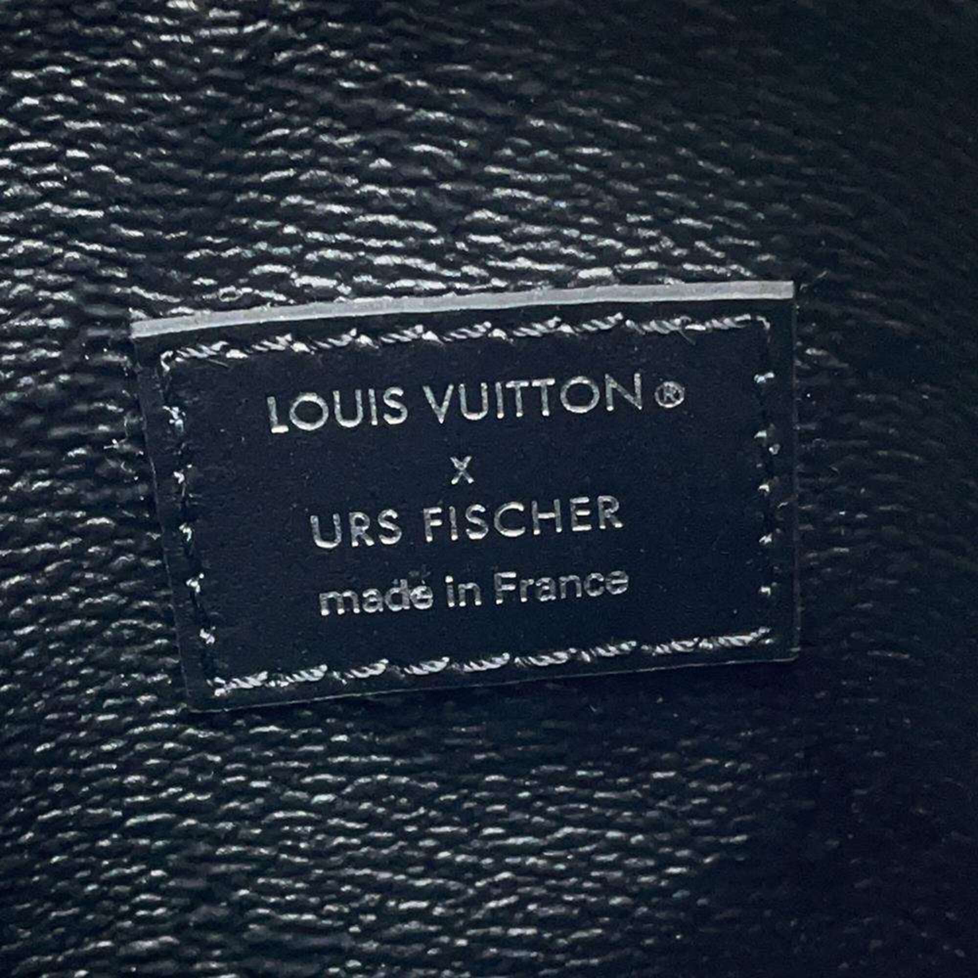 Louis Vuitton Handbag Monogram Urs Fischer Collaboration Speedy Bandouliere 25 LOUIS VUITTON Black 2way Shoulder