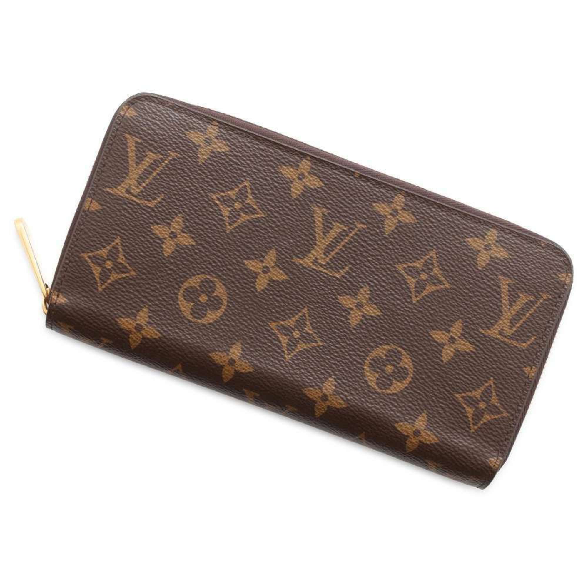 Louis Vuitton Long Wallet Monogram Zippy M41895 LOUIS VUITTON Round