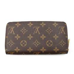 Louis Vuitton Long Wallet Monogram Zippy M42616 Round