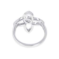 Louis Vuitton Ring Berg Ardant Fleur Sample Diamond K18WG Size 49 LOUIS VUITTON