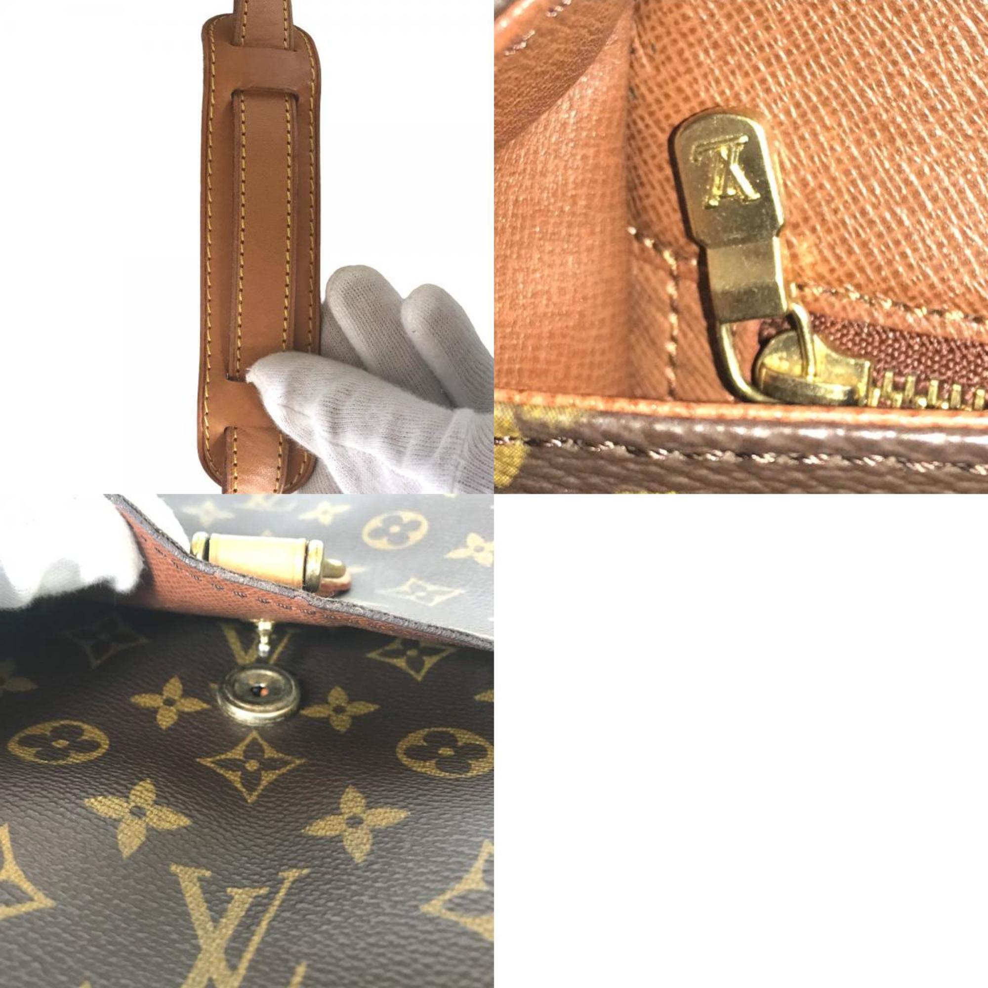 LOUIS VUITTON Saint-Clou Sling Bag Shoulder Women's Monogram Canvas Brown M51242