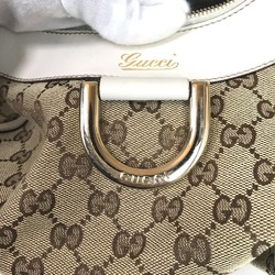 GUCCI Abby Sling Bag Handbag Women's GG Canvas Beige White 190525 0010 13