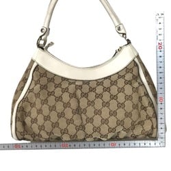 GUCCI Abby Sling Bag Handbag Women's GG Canvas Beige White 190525 0010 13