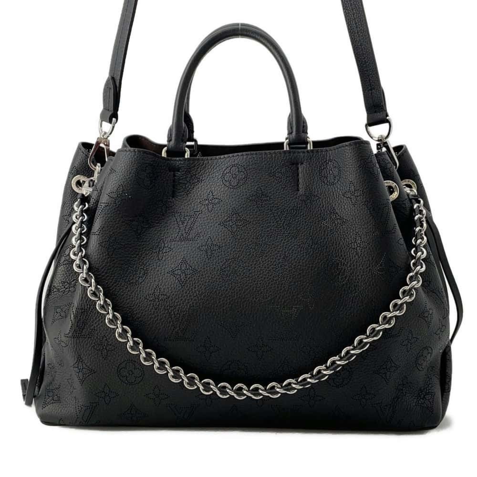 Louis Vuitton Handbag Monogram Mahina Bella Tote M59200 2way Shoulder Bag Black