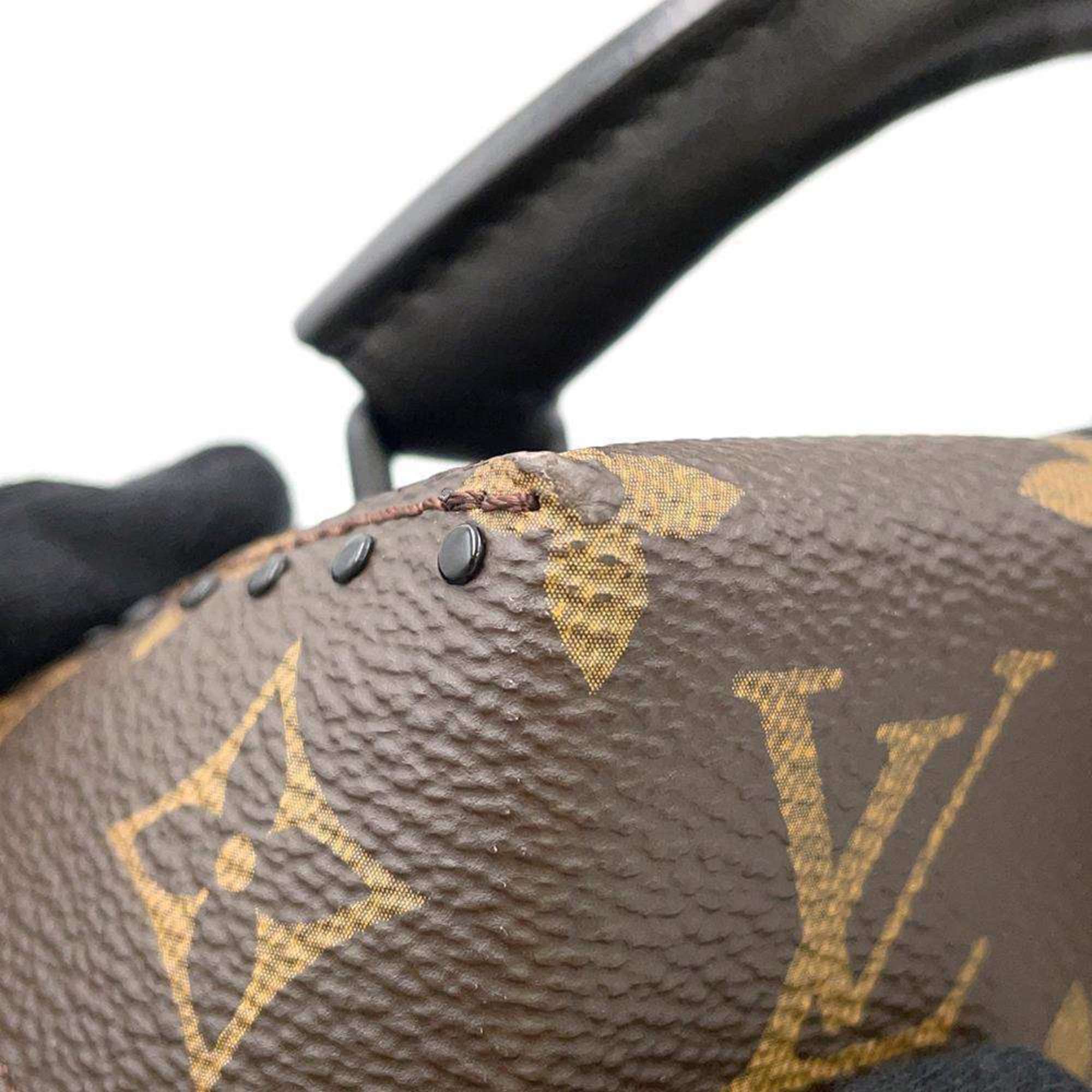 Louis Vuitton Handbag Monogram Leopard Camera Box M43001 2way Shoulder Bag Black