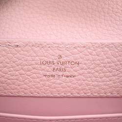 Louis Vuitton Handbag Taurillon Leather File Water Snake Capucines MINI M59268 Pink Karung