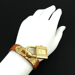 Hermes Kelly Watch Ladies' Gold Quartz Padlock