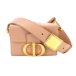 Christian Dior 30 Montaigne Box Shoulder Bag Leather Pink M9204UMOS