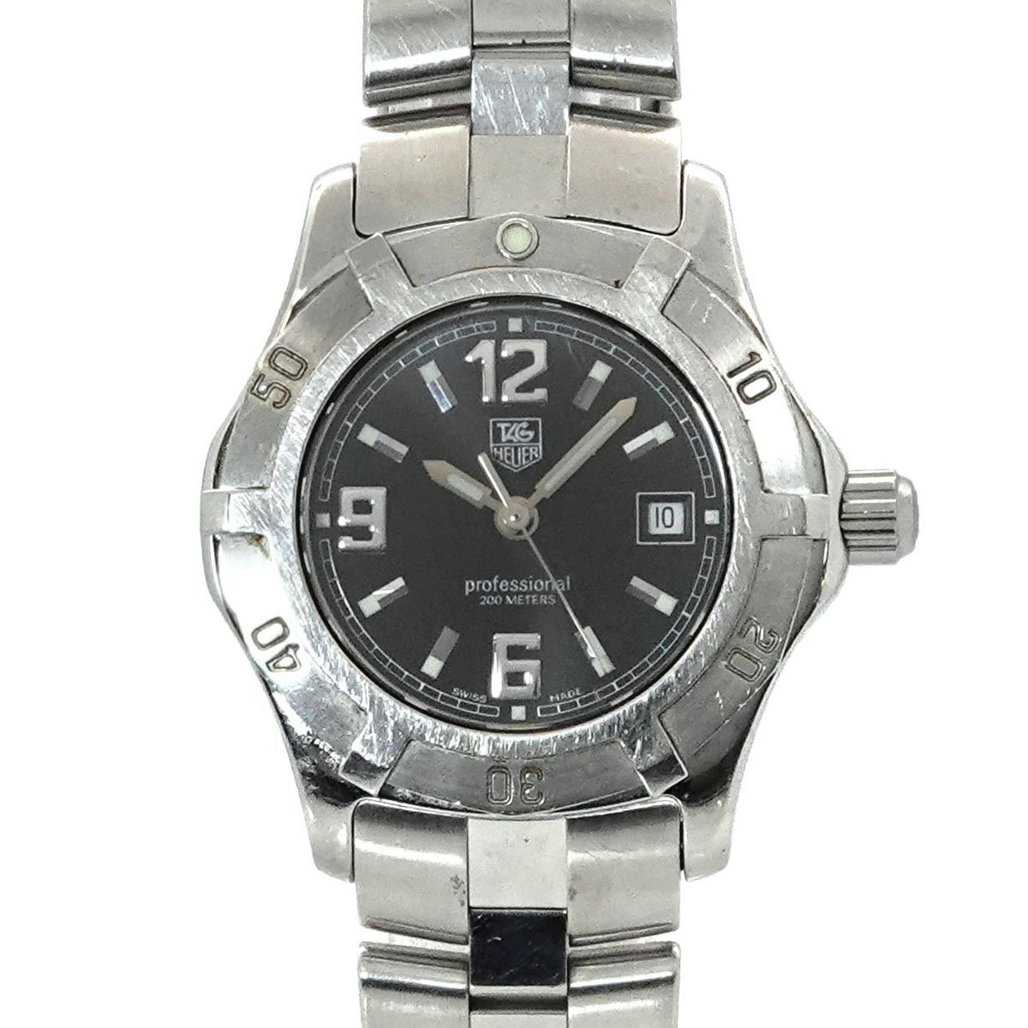 TAG Heuer Professional 200 WN1310 Ladies Watch Date Black Quartz