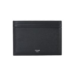 CELINE Multifunction Card Case Leather Black 10B763