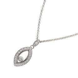 Chopard Happy Diamond Necklace 42cm K18 WG White Gold 750