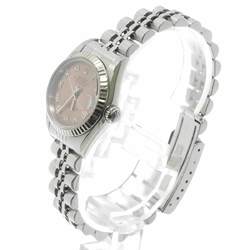 Rolex ROLEX Datejust 69174 T-series Ladies Watch Pink K18WG White Gold Automatic Self-winding