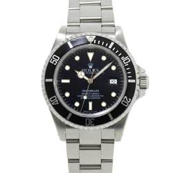 Rolex ROLEX Sea-Dweller 16600 W number Men's watch Date Black dial Automatic self-winding