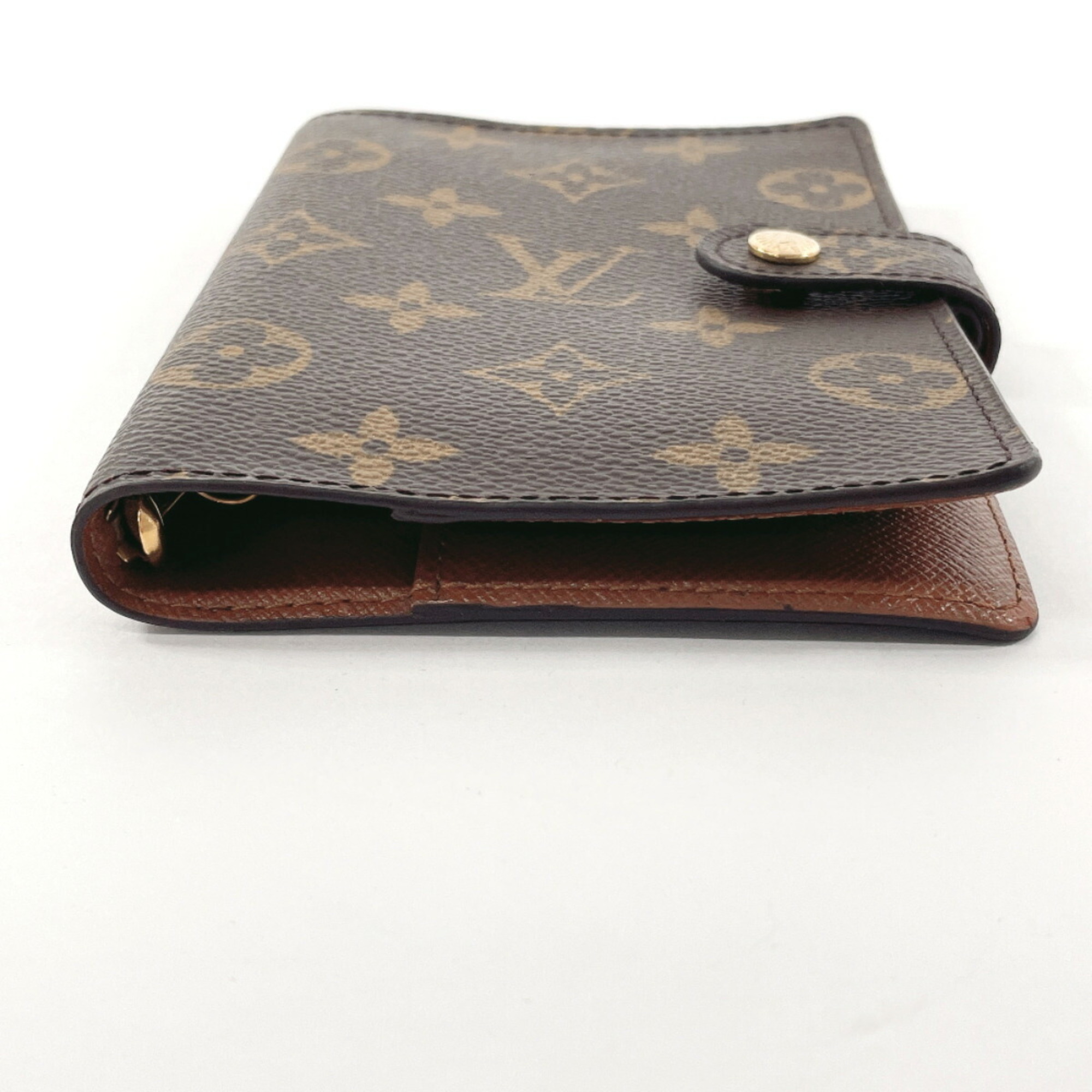 LOUIS VUITTON Agenda PM R20005 Notebook Cover Monogram Canvas Brown Unisex