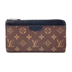 LOUIS VUITTON Louis Vuitton Zippy Dragonne M69407 Long Wallet Monogram Macassar Brown Men's