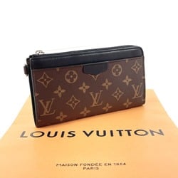 LOUIS VUITTON Louis Vuitton Zippy Dragonne M69407 Long Wallet Monogram Macassar Brown Men's