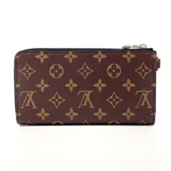 LOUIS VUITTON Louis Vuitton Zippy Dragonne M69407 Long Wallet Monogram Macassar Brown Men's