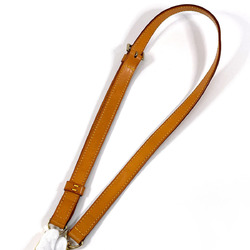 LOUIS VUITTON Shoulder Strap, Natural Leather, Brown, Unisex