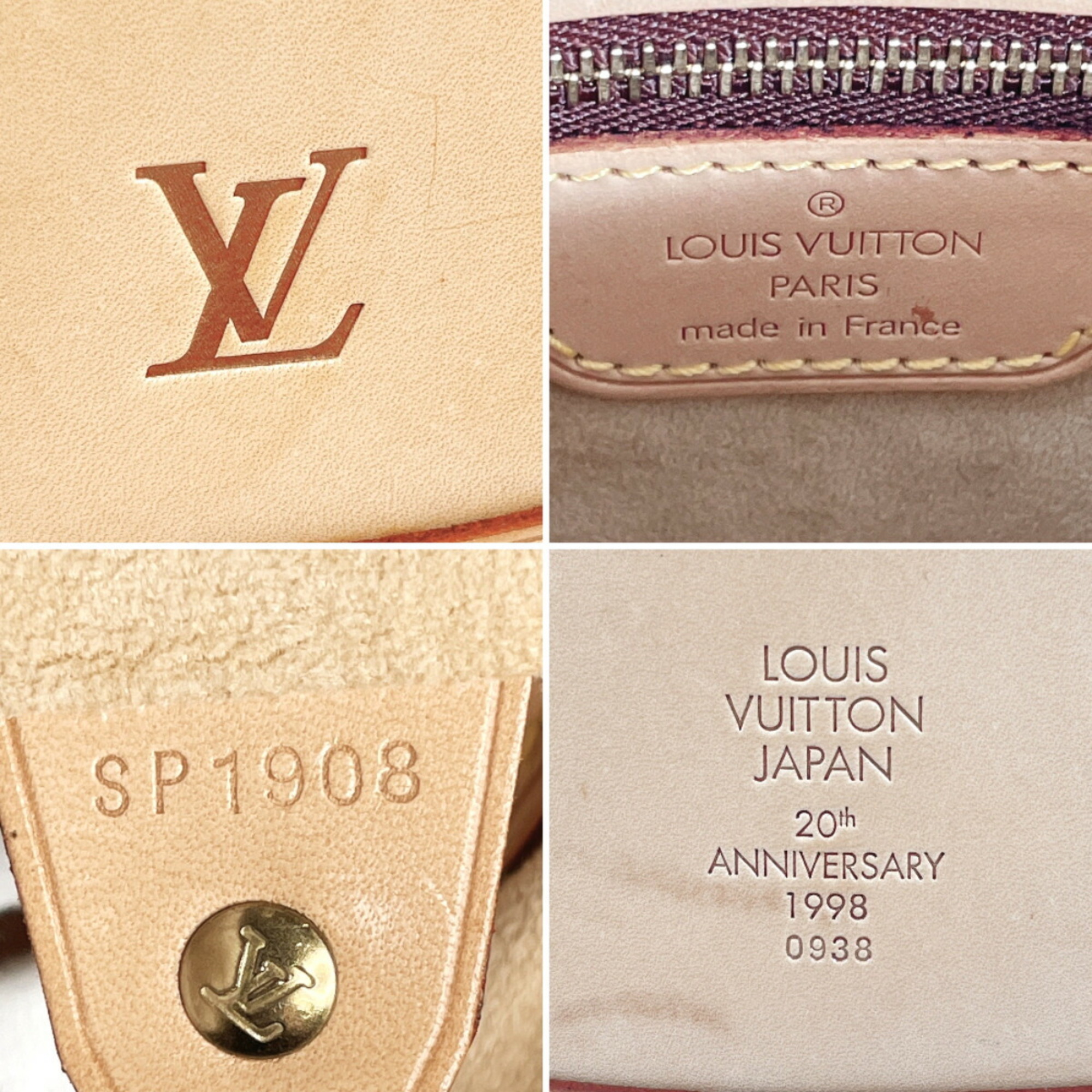 LOUIS VUITTON Louis Vuitton Nomade Marais Vintage 20th Anniversary Limited Edition M99070 Tote Bag Tanned Leather Beige Women's