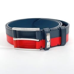 LOUIS VUITTON Louis Vuitton Santur America's Cup 2017 M9127 Belt Leather Navy Men's