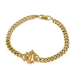 Christian Dior Bracelet Emblem GP Plated Gold Women's