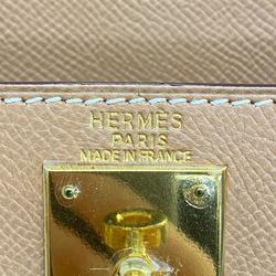 Hermes handbag Kelly 28 E stamp Cushvel natural ladies