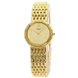 Seiko Credor 2F70 Watch K18 Yellow Gold K18YG Ladies SEIKO