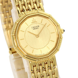 Seiko Credor 2F70 Watch K18 Yellow Gold K18YG Ladies SEIKO