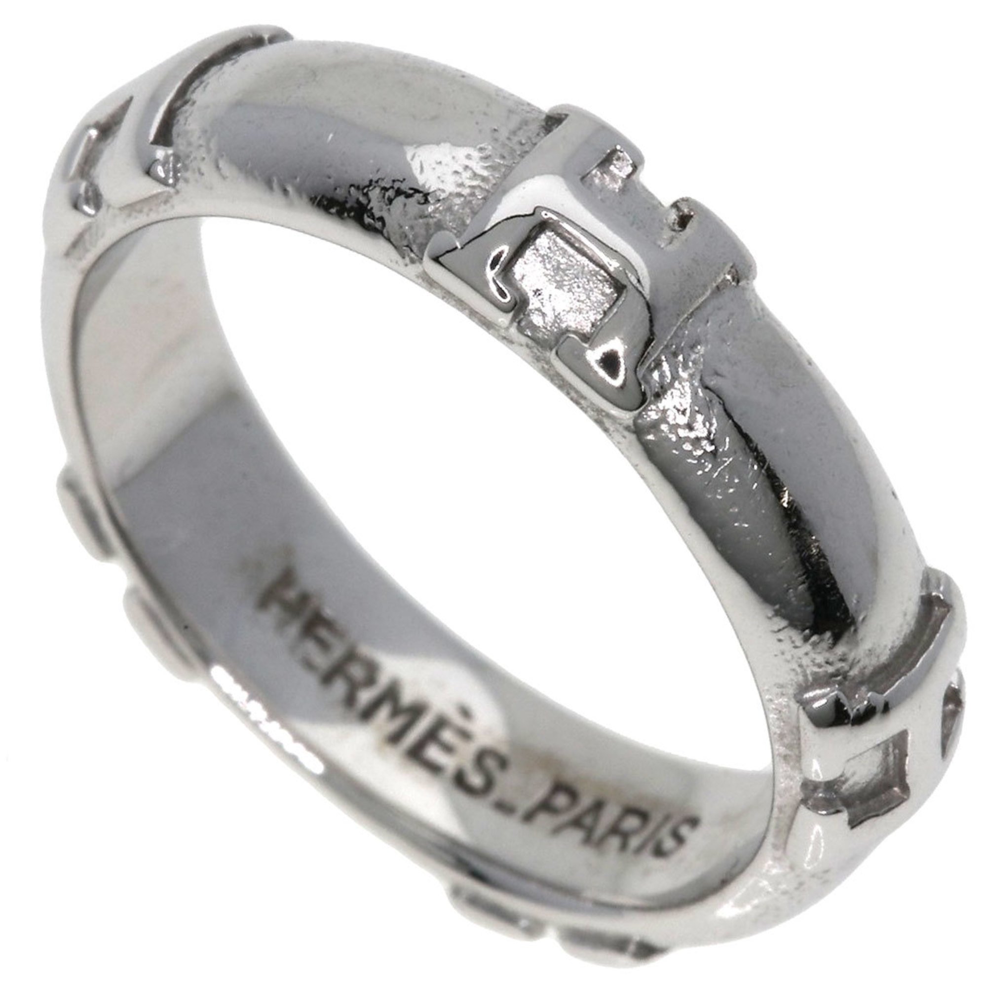 Hermes Fidelite #47 Ring, 18K White Gold, Women's, HERMES