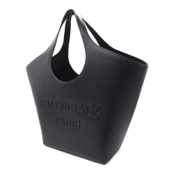 BALENCIAGA Medium Tote Bag Black Calfskin (cowhide) 7469742AAID1000