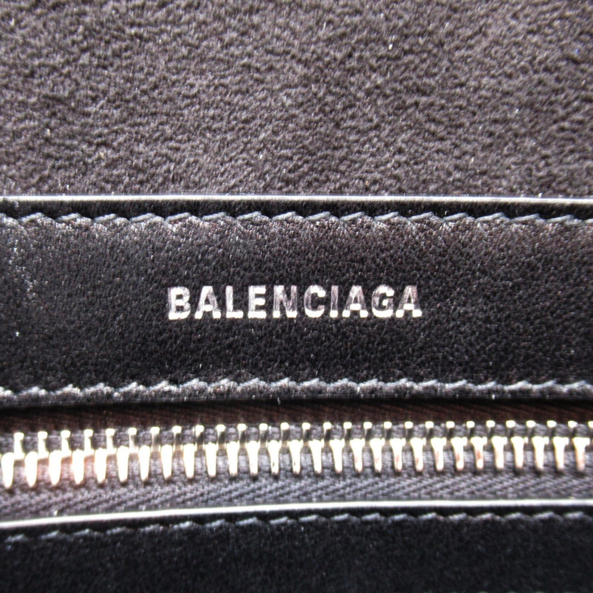 BALENCIAGA Medium Tote Bag Black Calfskin (cowhide) 7469742AAID1000