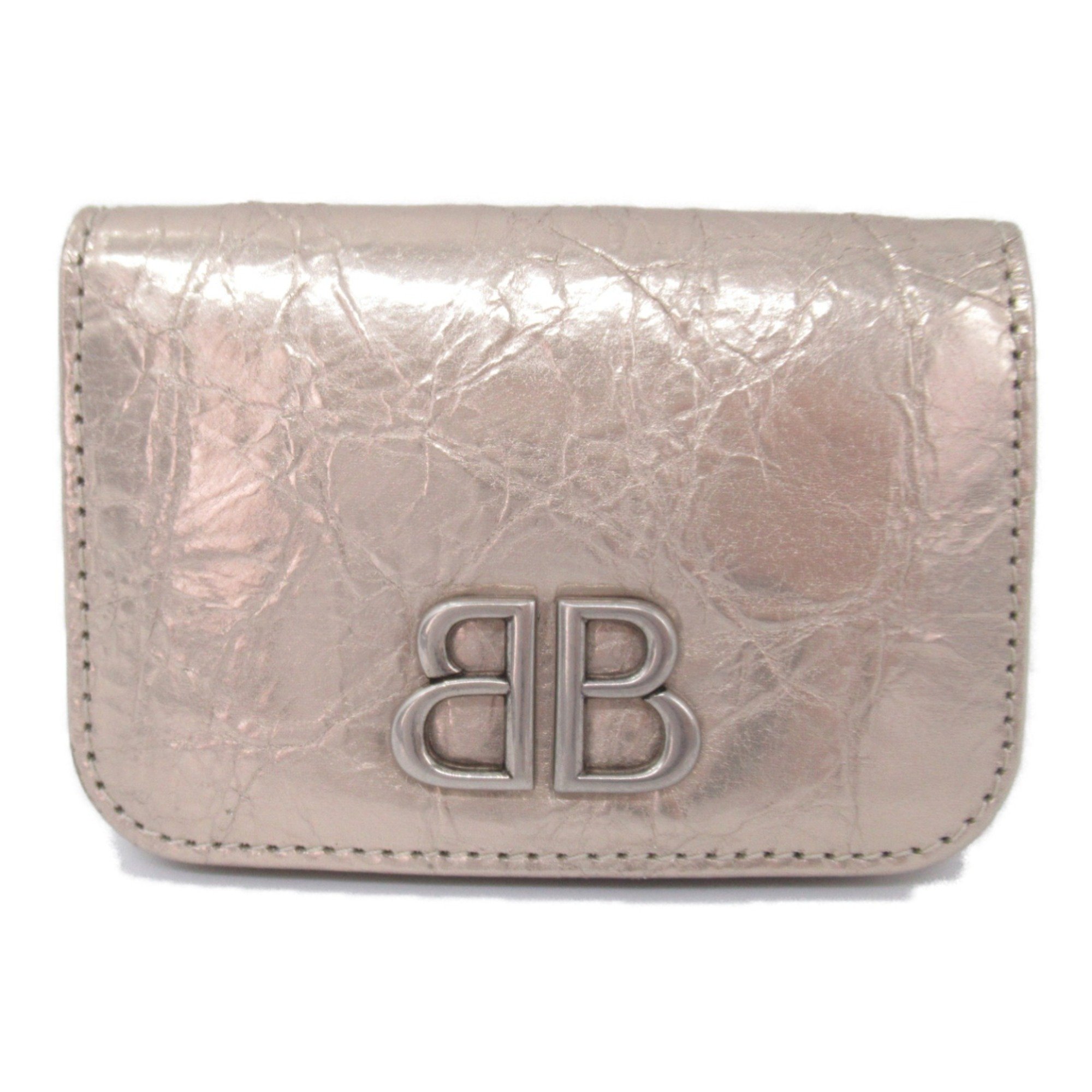 BALENCIAGA Tri-fold wallet Beige Stone Beige Lambskin (sheep leather) 7654672AA1N9706