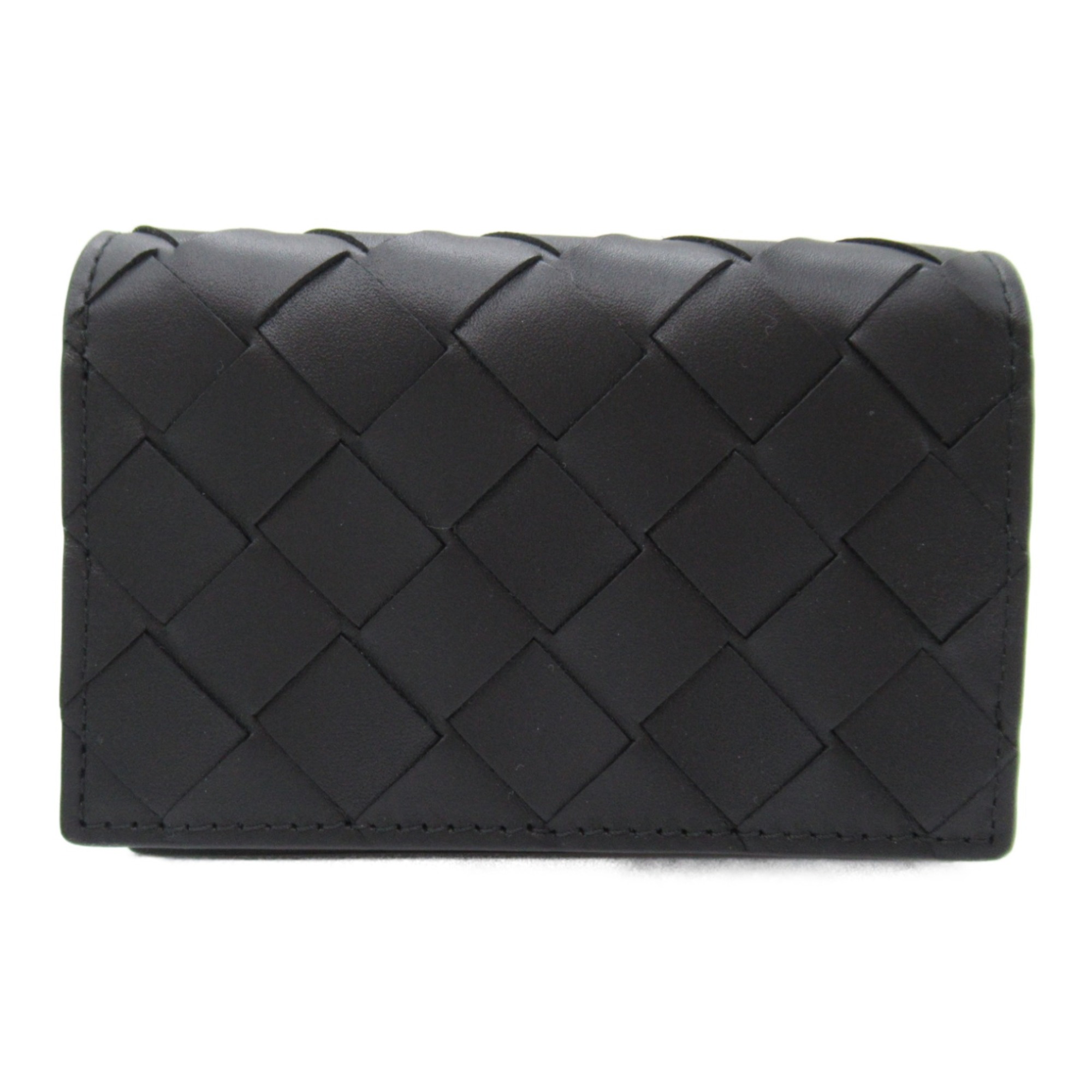 BOTTEGA VENETA Card Case Black Calfskin (cowhide) 605720VCPQ38803