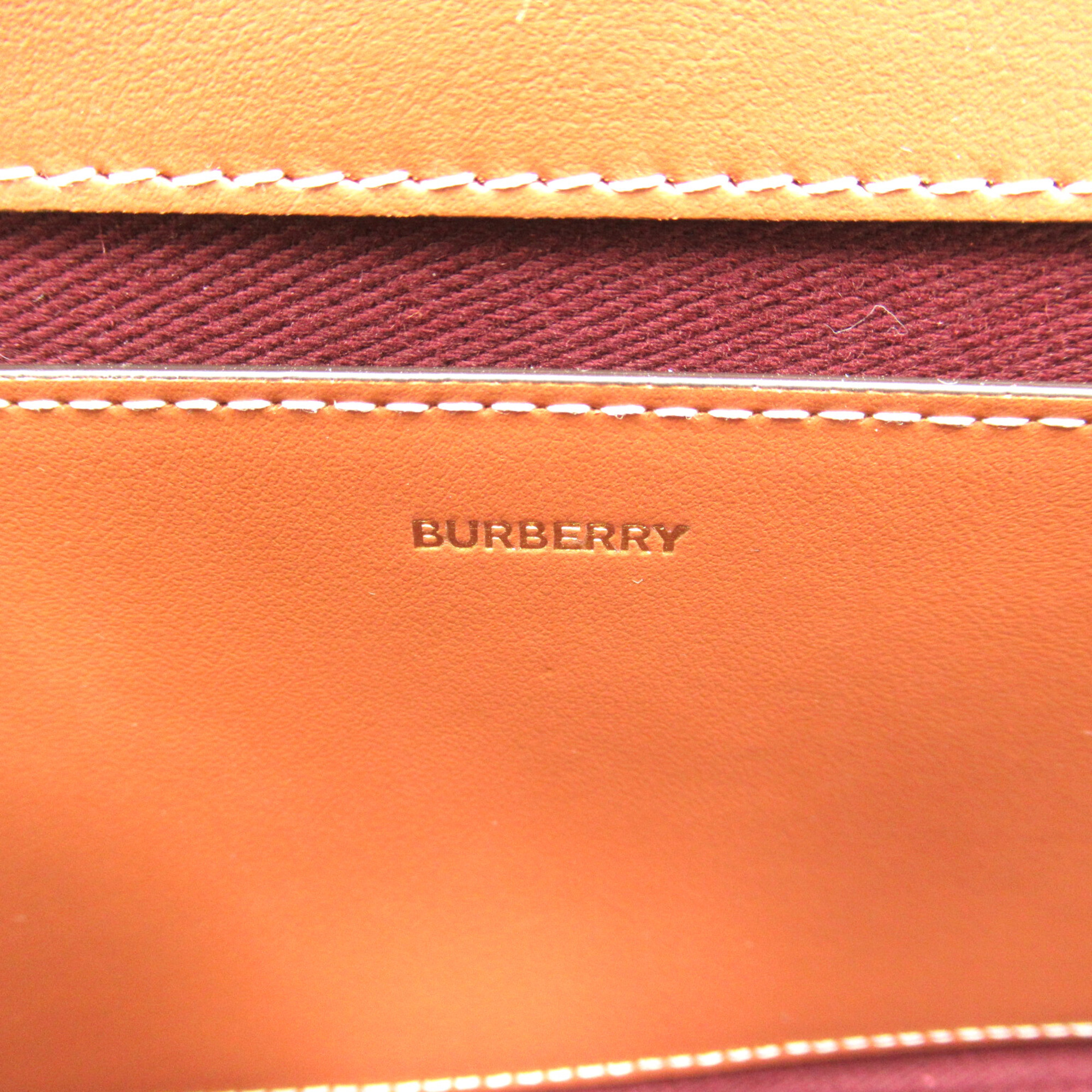 BURBERRY Shoulder Bag Brown PVC coated canvas 8070421