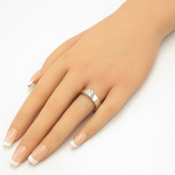 CARTIER anniversary diamond Ring Clear K18WG(WhiteGold) Clear