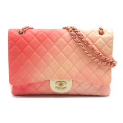 CHANEL Deca Materasse Chain Shoulder Pink Pink gradation leather