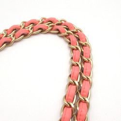 CHANEL Deca Materasse Chain Shoulder Pink Pink gradation leather