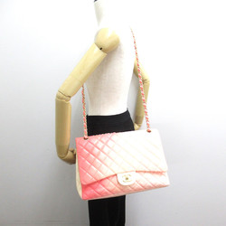 CHANEL Deca Materasse Chain Shoulder Pink Pink gradation leather