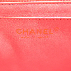 CHANEL Deca Materasse Chain Shoulder Pink Pink gradation leather