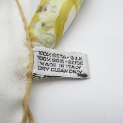 CHANEL Scalf White Yellow silk