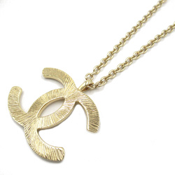 CHANEL COCO Mark Long Necklace Gold Gold Plated Gold