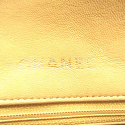 CHANEL Mini Materasse Chain Shoulder Beige Lambskin (sheep leather)