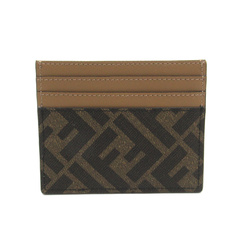 FENDI Card Case Brown PVC coated canvas 7M0164AJF8F1EGA