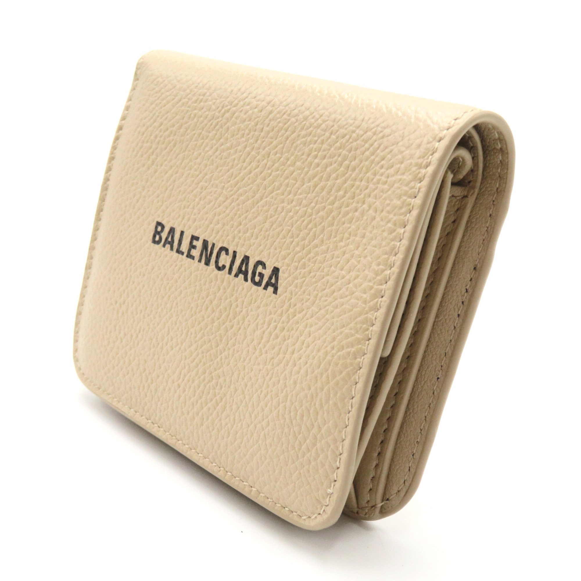 BALENCIAGA wallet Beige leather 5942161IZI32761