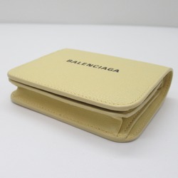 BALENCIAGA wallet Yellow leather 5942161IZI37660