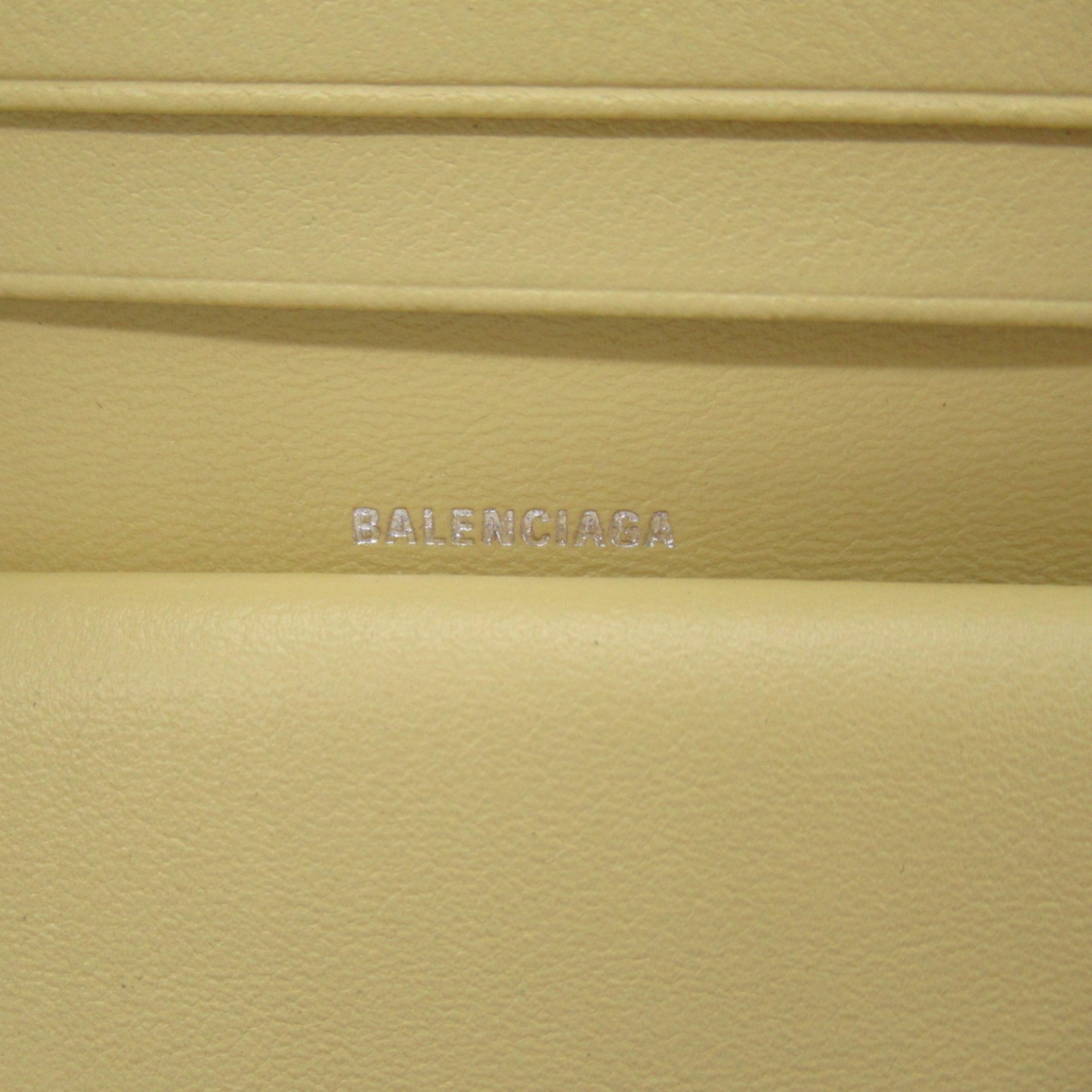 BALENCIAGA wallet Yellow leather 5942161IZI37660