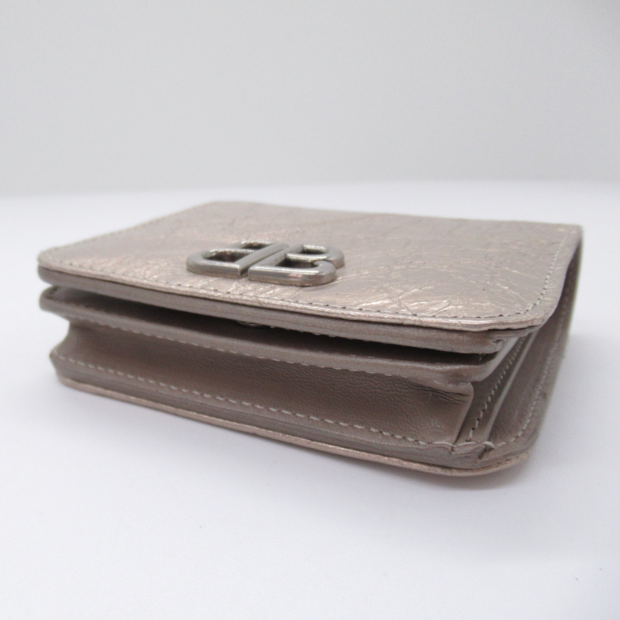 BALENCIAGA wallet Beige Stone Beige Lambskin (sheep leather) 7654592AA1N9706